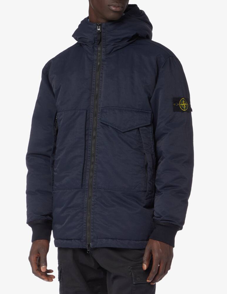 rinascente Stone Island Nylon twill opaque jacket - Blue