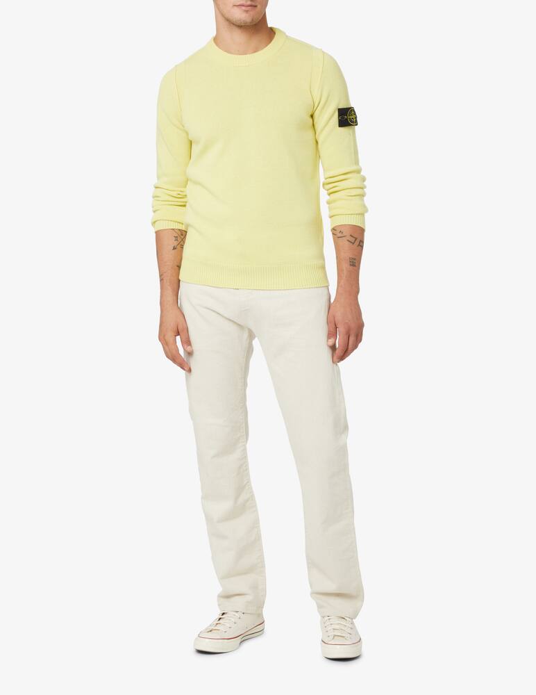 rinascente Stone Island Maglia girocollo in lana  - Giallo