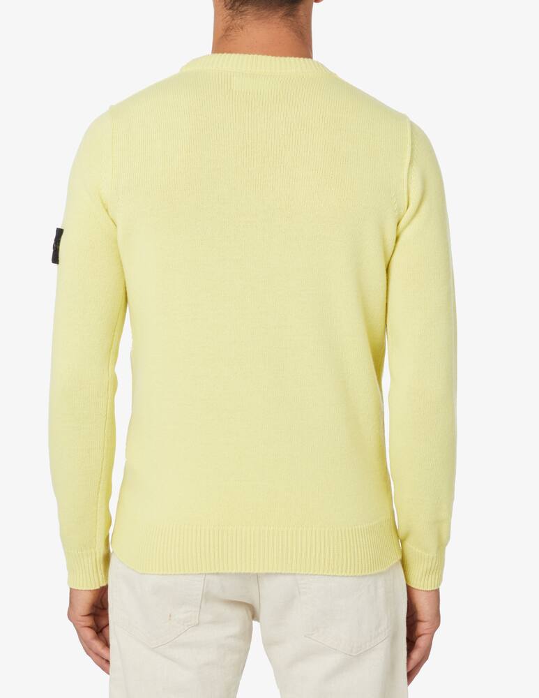 rinascente Stone Island Maglia girocollo in lana  - Giallo