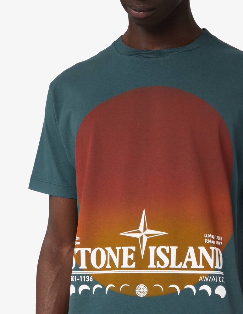 rinascente Stone Island Maglietta manica corta eclissi - Verde