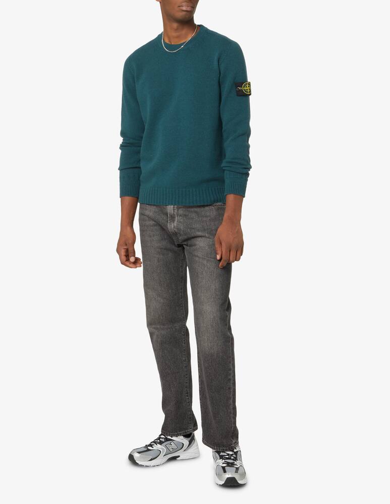 rinascente Stone Island Shoes in the straight wool background - Green