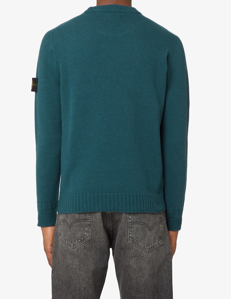 rinascente Stone Island Shoes in the straight wool background - Green