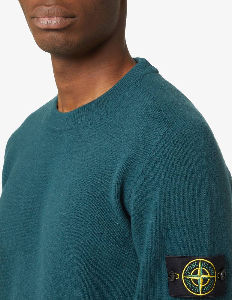 rinascente Stone Island Shoes in the straight wool background - Green