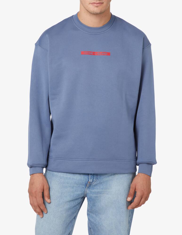 rinascente Stone Island Eco roundneck sweater - Blue