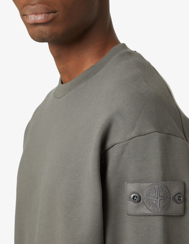 rinascente Stone Island Ghost crew-neck sweatshirt - Grey