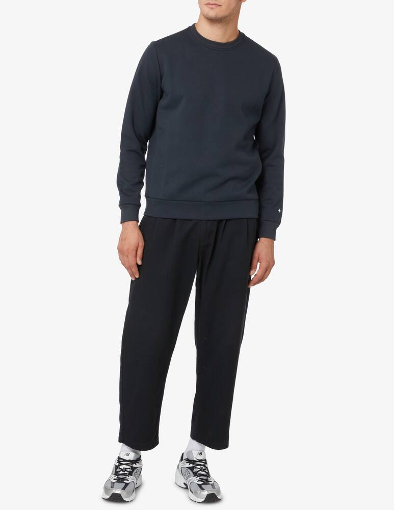 rinascente Stone Island Felpa girocollo stellina - Blu