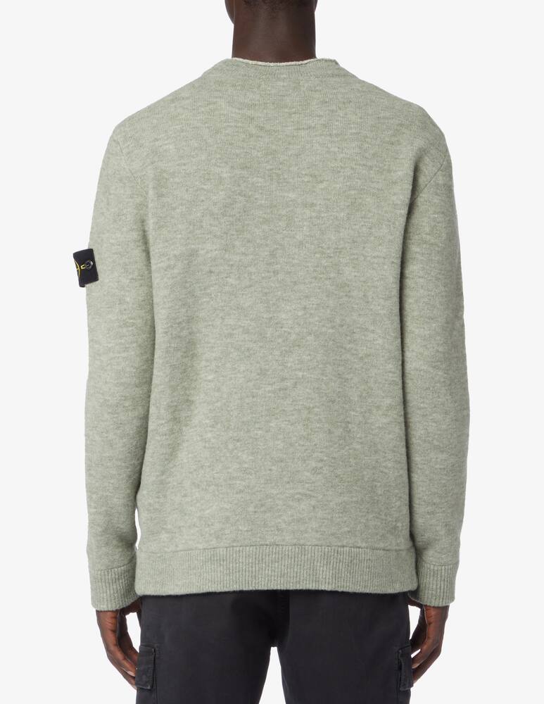 rinascente Stone Island Maglia girocollo garzata - Grigio