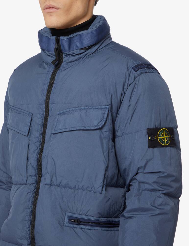 rinascente Stone Island Giacca field crinkle - Blu
