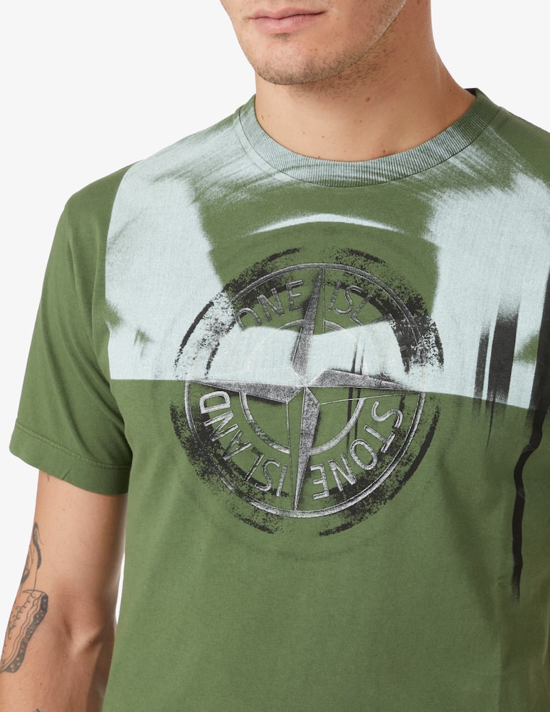 rinascente Stone Island Tye dye t-shirt - Green