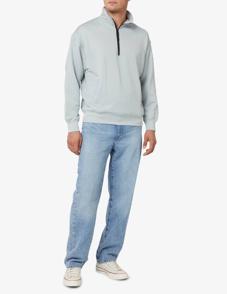 rinascente Stone Island Felpa girocollo mzip eco - Grigio