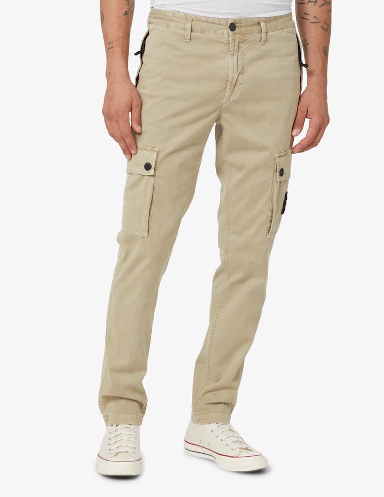 Acquista Stone Island Pantalone cargo twill Beige su Rinascente