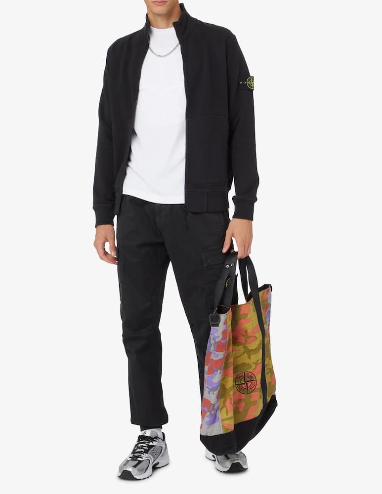 rinascente Stone Island Compass embroidery t-shirt - White