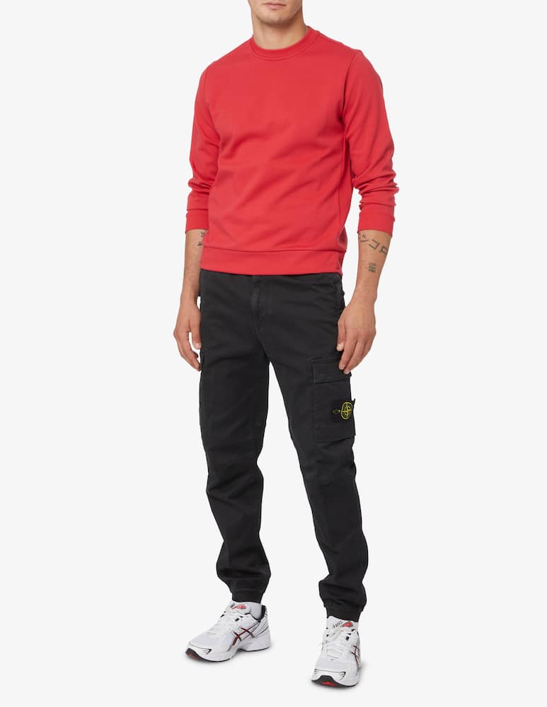 rinascente Stone Island Small star crew-neck sweatshirt - Red