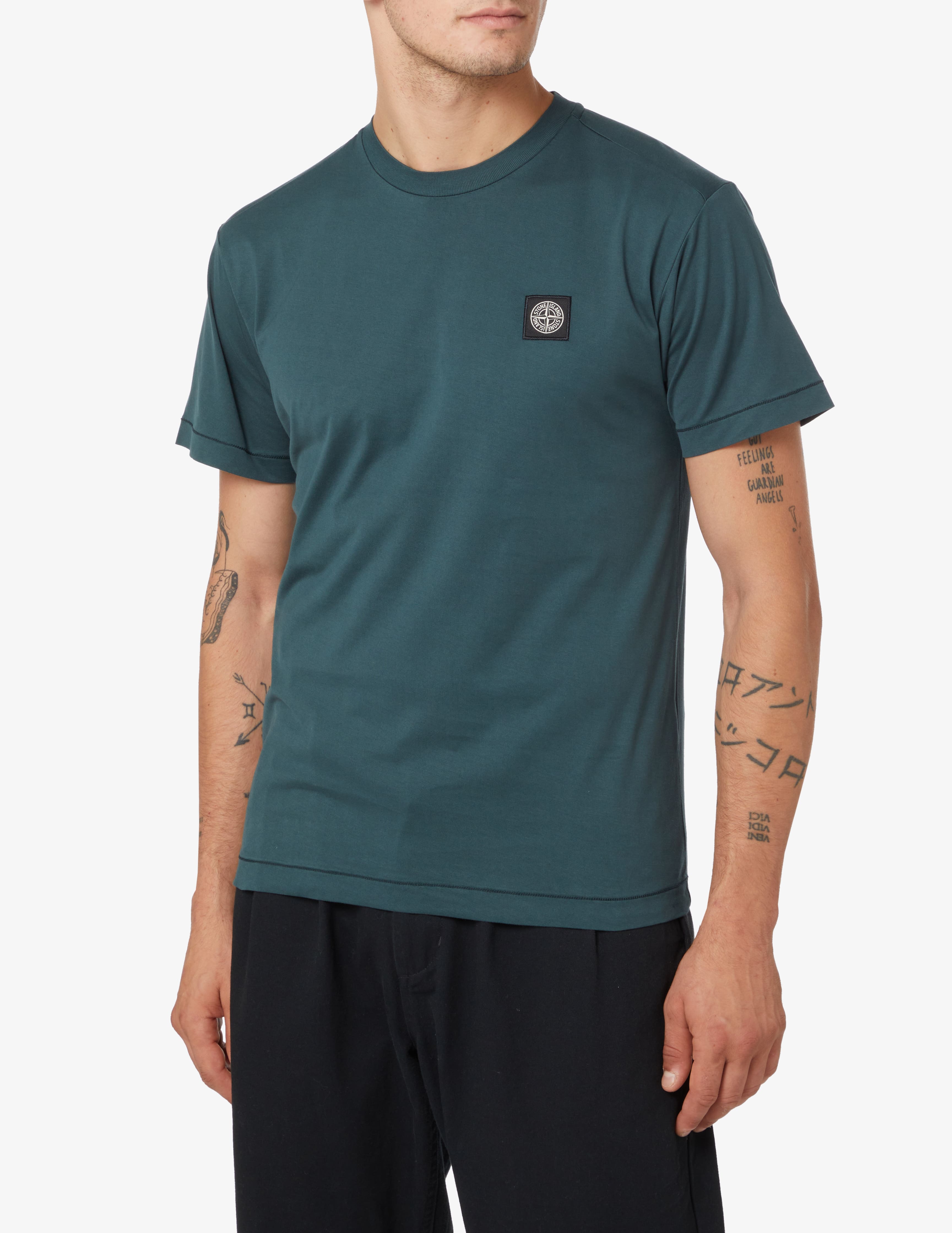 Solid Aaron T-Shirt Uomo - Maglietta Manica Corta Con Zip E Design Colorato - Foto 7