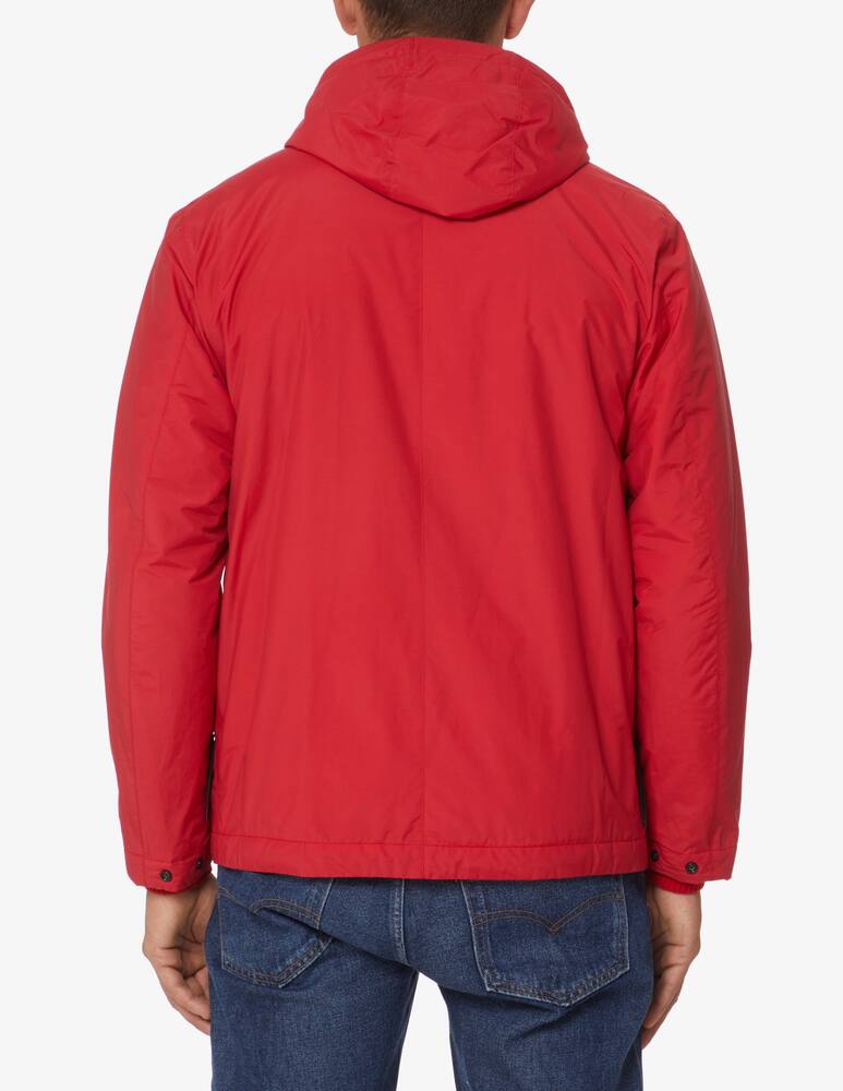 rinascente Stone Island Small star jacket with hood - Red