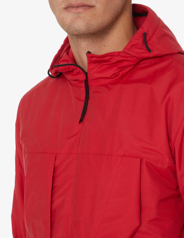 rinascente Stone Island Small star jacket with hood - Red