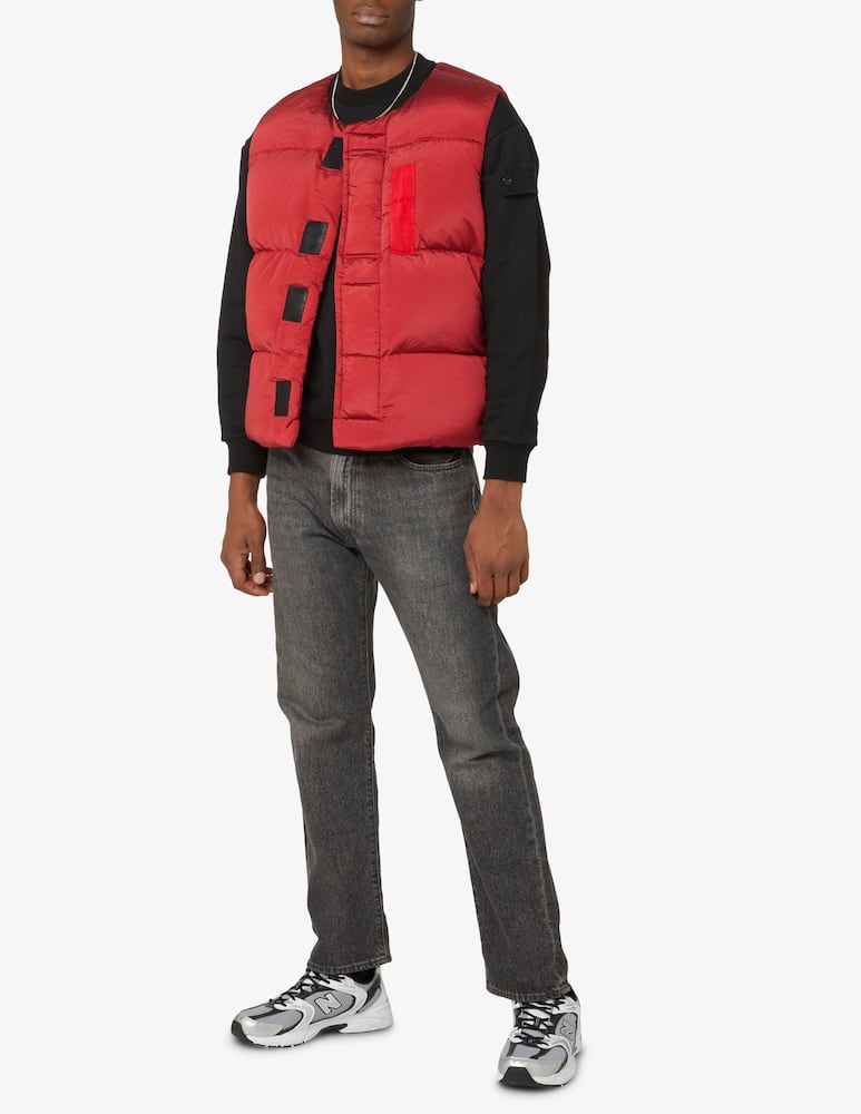 rinascente Stone Island Smanicato in nylon metal - Rosso