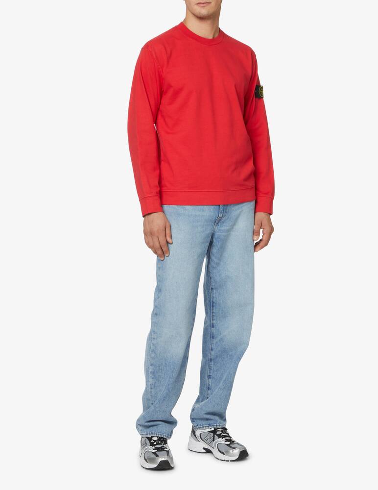 Stone Island Light crew-neck sweatshirt - Red - picture 2 Stone Island Light crew-neck sweatshirt - Red - picture 2