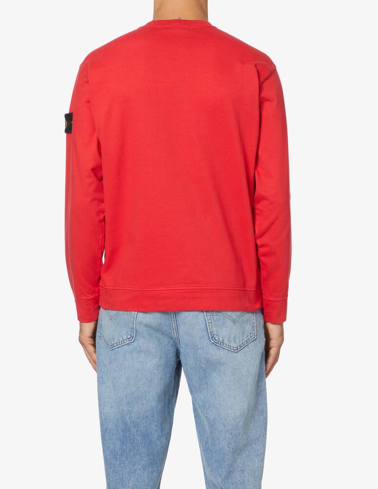 Stone Island Light crew-neck sweatshirt - Red - picture 3 Stone Island Light crew-neck sweatshirt - Red - picture 3