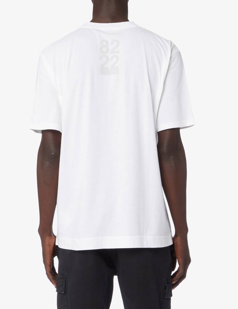 rinascente Stone Island Maglietta manica anniversario 40 - Bianco