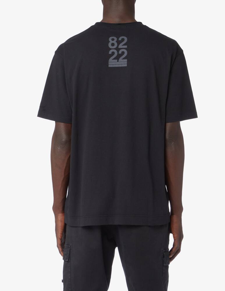 rinascente Stone Island Maglietta manica anniversario 40 - Nero