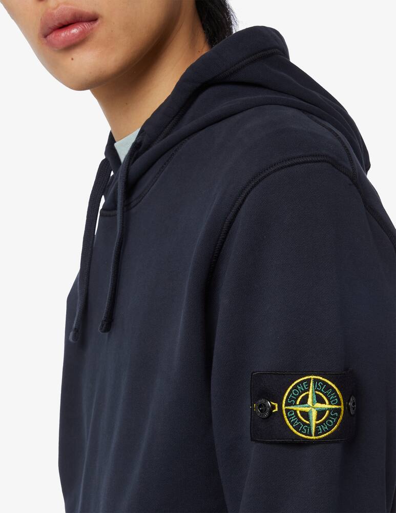 rinascente Stone Island Felpa in cotone con cappuccio 