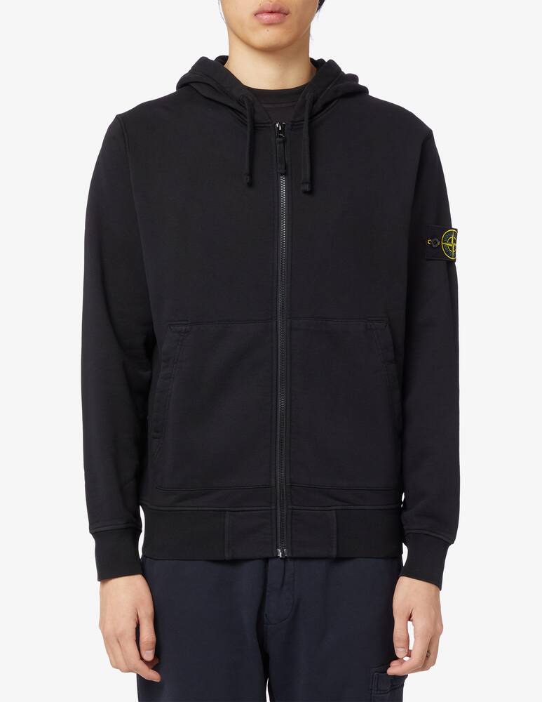 Stone Island Maglia con cerniera con cappuccio  - immagine 1