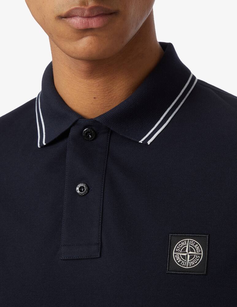 rinascente Stone Island Patch short sleeve polo 