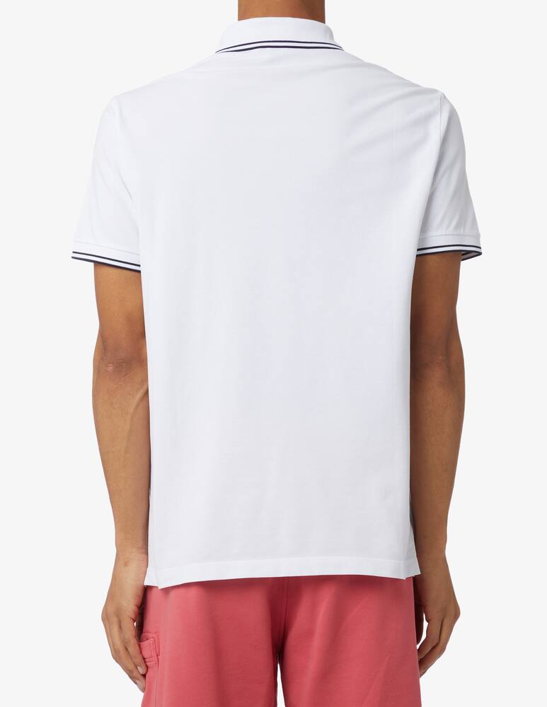 rinascente Stone Island Polo maniche corte con patch 