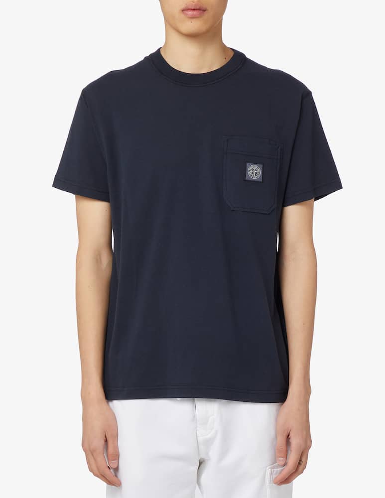 Stone Island Maglietta basica patch taschino - immagine 1 Stone Island Maglietta basica patch taschino - immagine 1