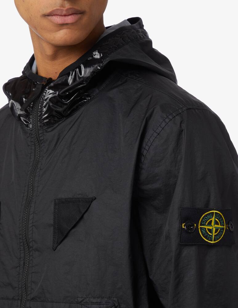 rinascente Stone Island Giacca membrana con cappuccio 