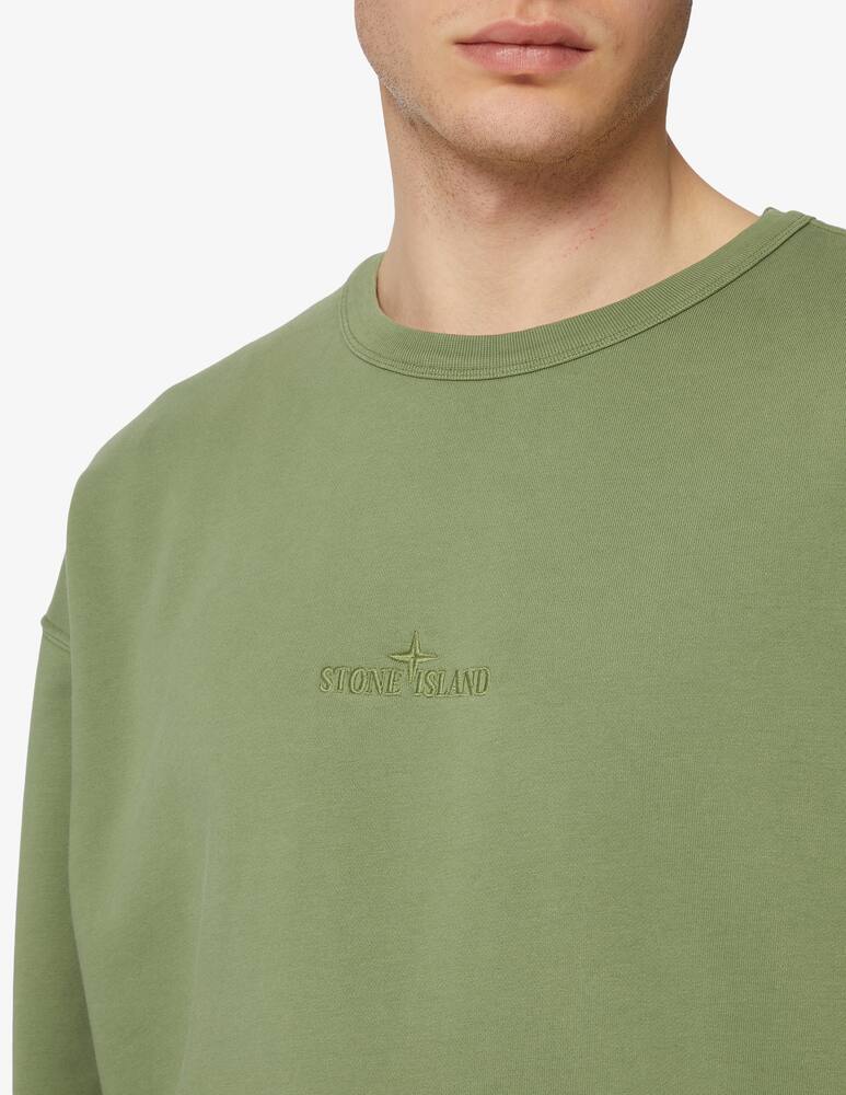 Stone Island Logo crewneck sweater - picture 4 Stone Island Logo crewneck sweater - picture 4