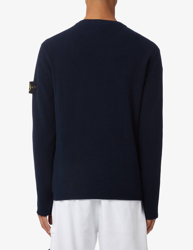 rinascente Stone Island Maglia girocollo a coste 