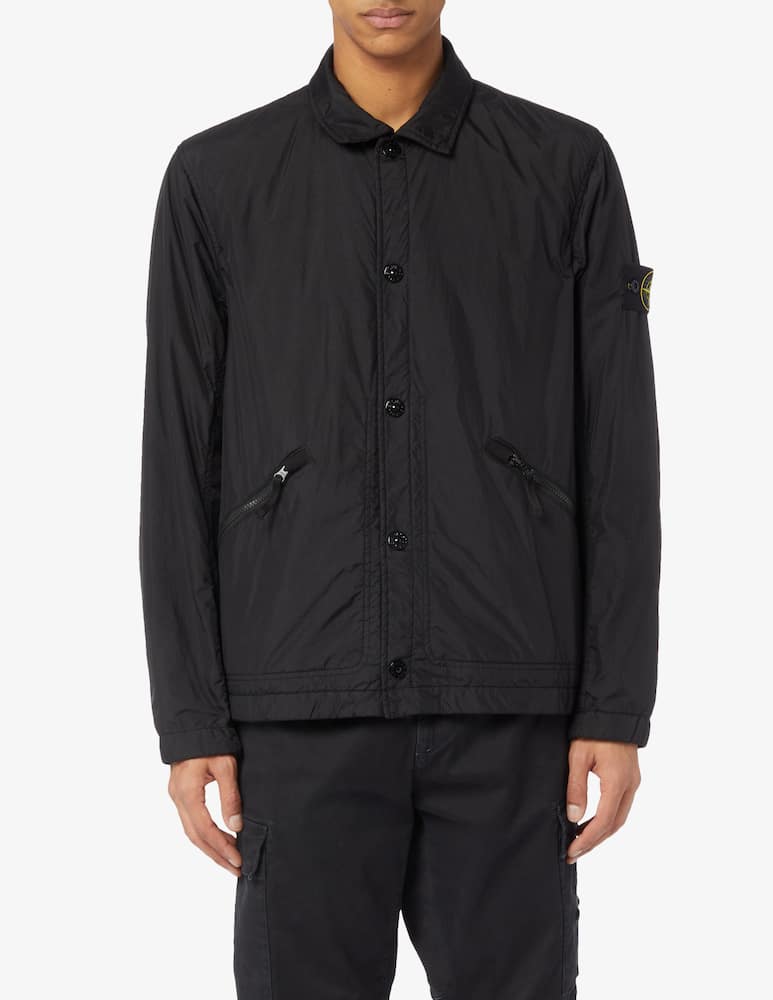 Stone Island Giacca camicia imbottita crinkle - immagine 1 Stone Island Giacca camicia imbottita crinkle - immagine 1