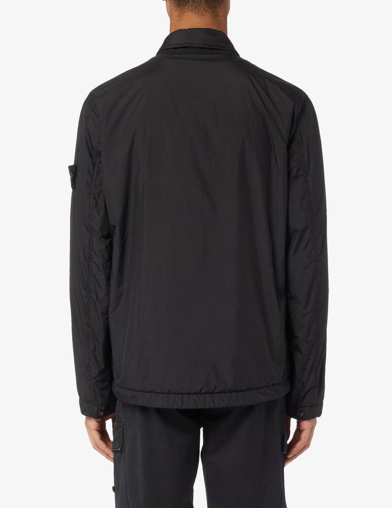 rinascente Stone Island Giacca camicia imbottita crinkle 