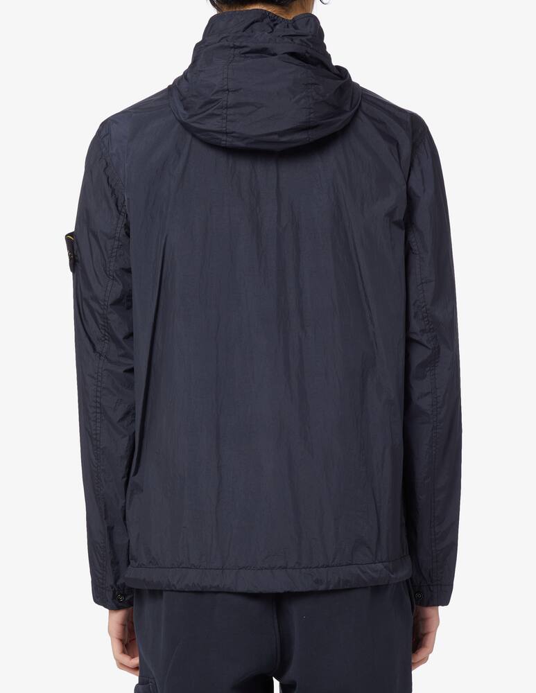 rinascente Stone Island Giacca crinkle con cappuccio 