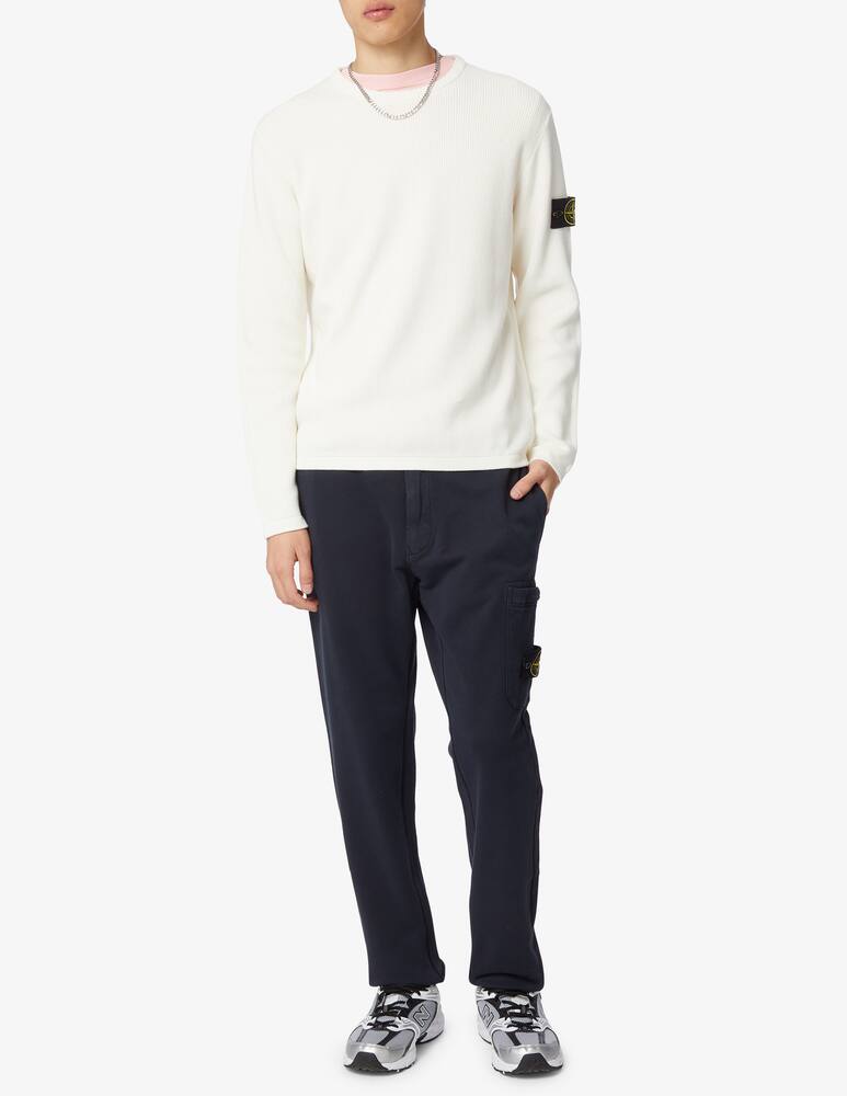 rinascente Stone Island Maglia girocollo a coste 