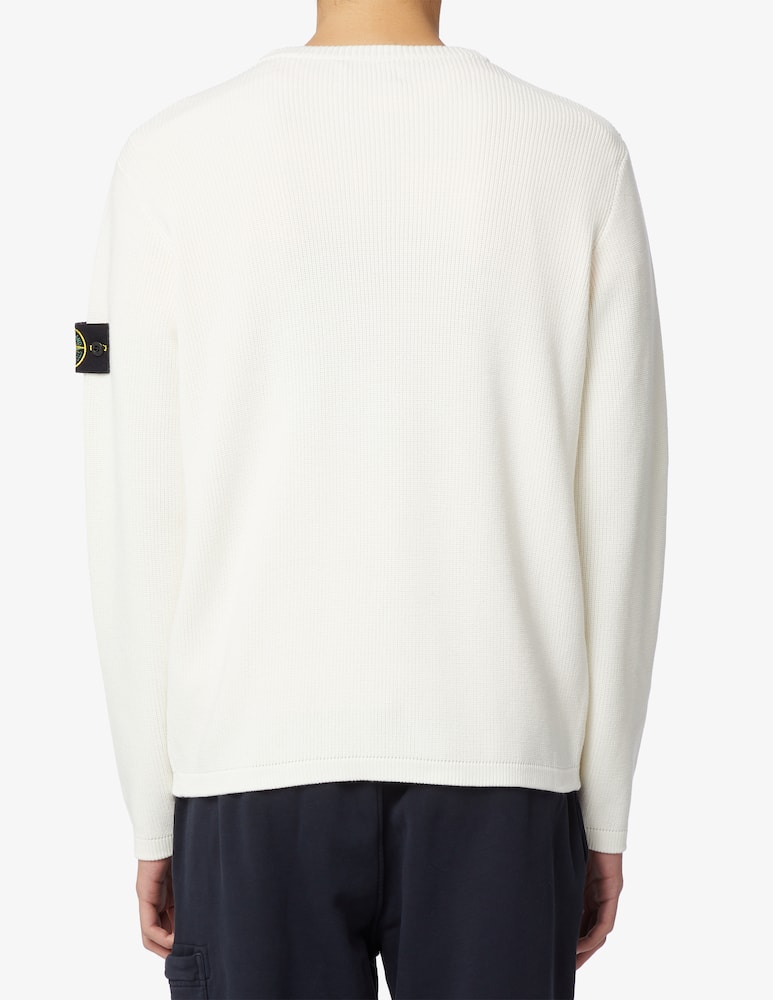 rinascente Stone Island Maglia girocollo a coste 