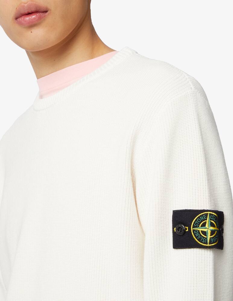 rinascente Stone Island Maglia girocollo a coste 