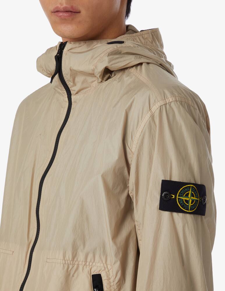 rinascente Stone Island Hooded crinkle jacket 