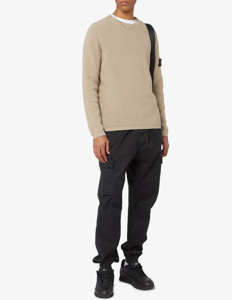 Stone Island Maglia girocollo a coste - immagine 2 Stone Island Maglia girocollo a coste - immagine 2