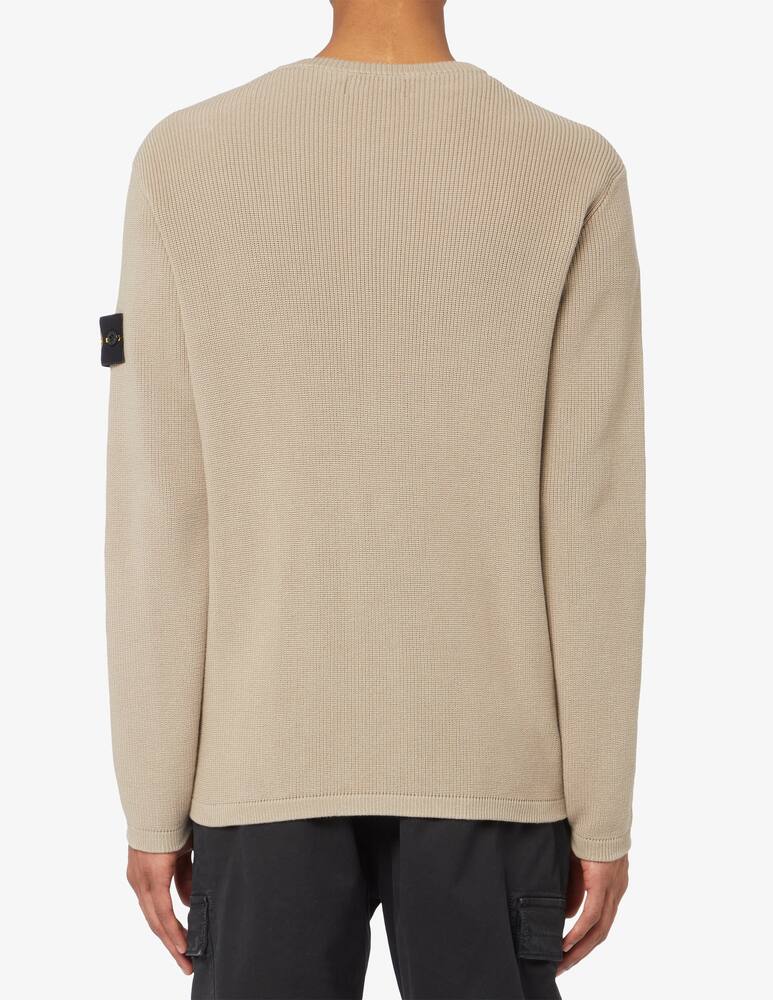 Stone Island Maglia girocollo a coste - immagine 3 Stone Island Maglia girocollo a coste - immagine 3