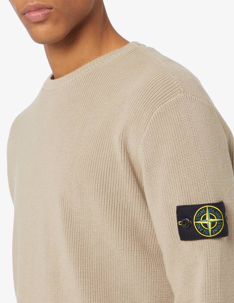 rinascente Stone Island Ribbed crewneck jumper 