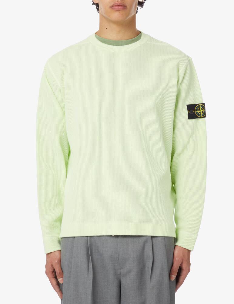 Stone Island Felpa girocollo a costine - immagine 1