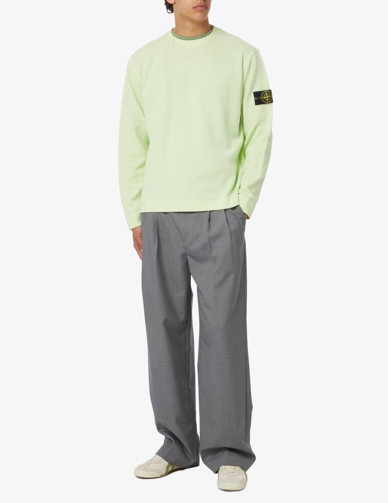 Stone Island Felpa girocollo a costine - immagine 2