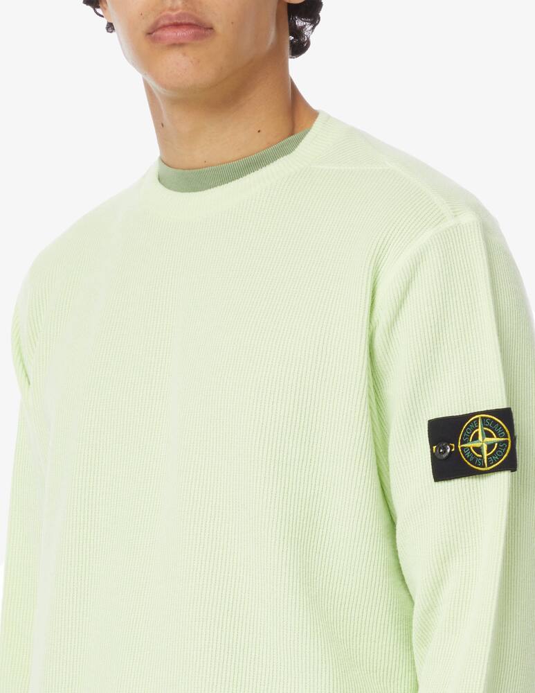 Stone Island Felpa girocollo a costine - immagine 4