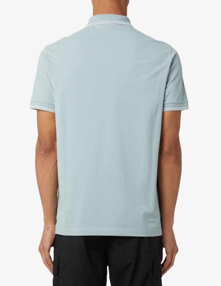 rinascente Stone Island Polo maniche corte con patch 