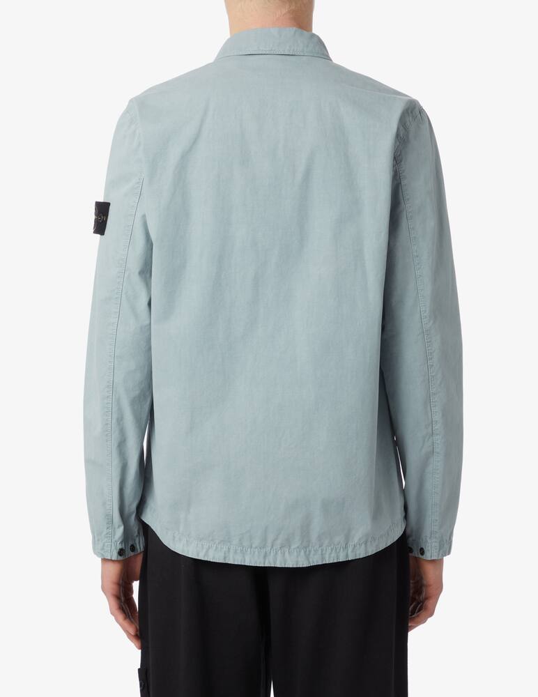 rinascente Stone Island Sovracamicia con cerniera e tasca 