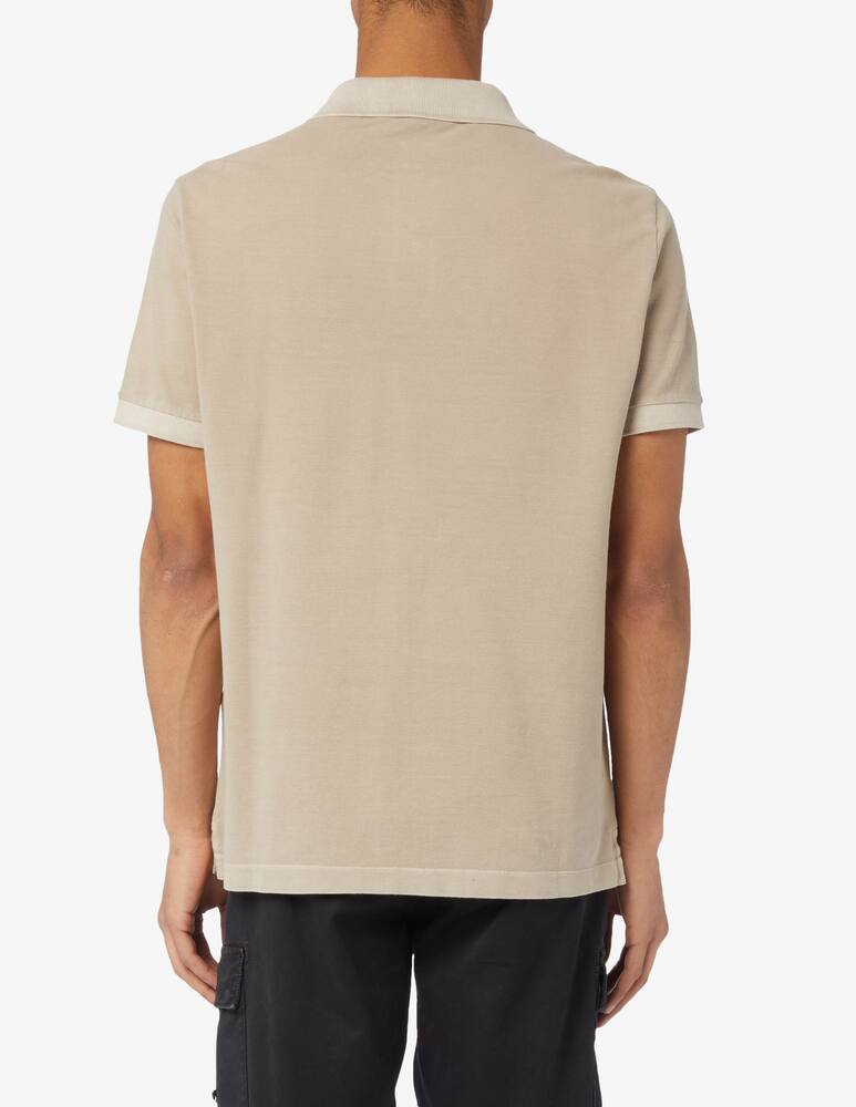 rinascente Stone Island Polo con patch lavata 