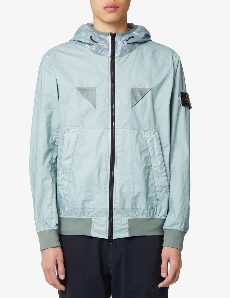 rinascente Stone Island Giacca membrana con cappuccio 